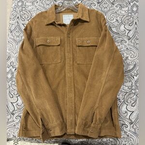 Hollister Tan Corduroy Shirt